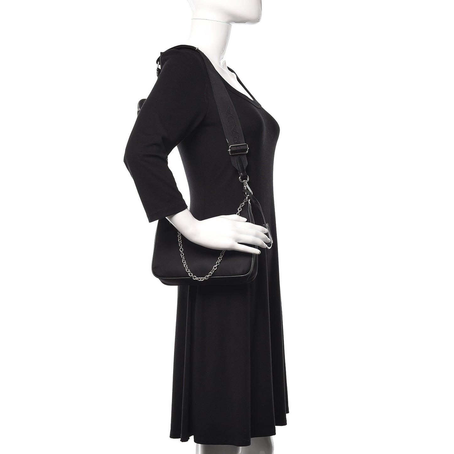 Nylon Re-Edition 2005 Shoulder Bag Black
