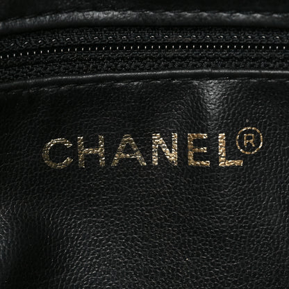 Chanel Caviar Timeless CC Cosmetic Pouch Bag Black 6 of 7