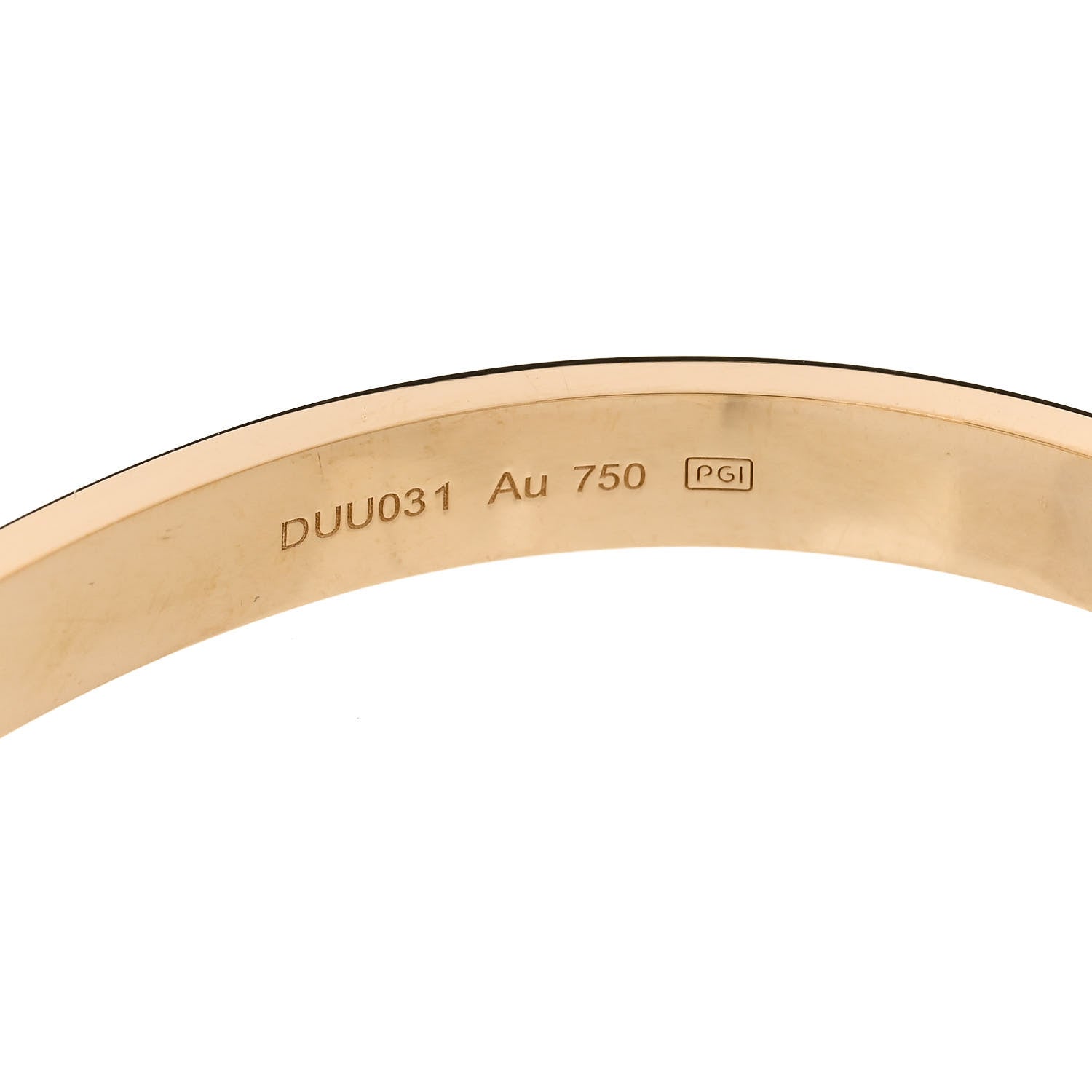Cartier 18K Yellow Gold LOVE Bracelet 19 7 of 9