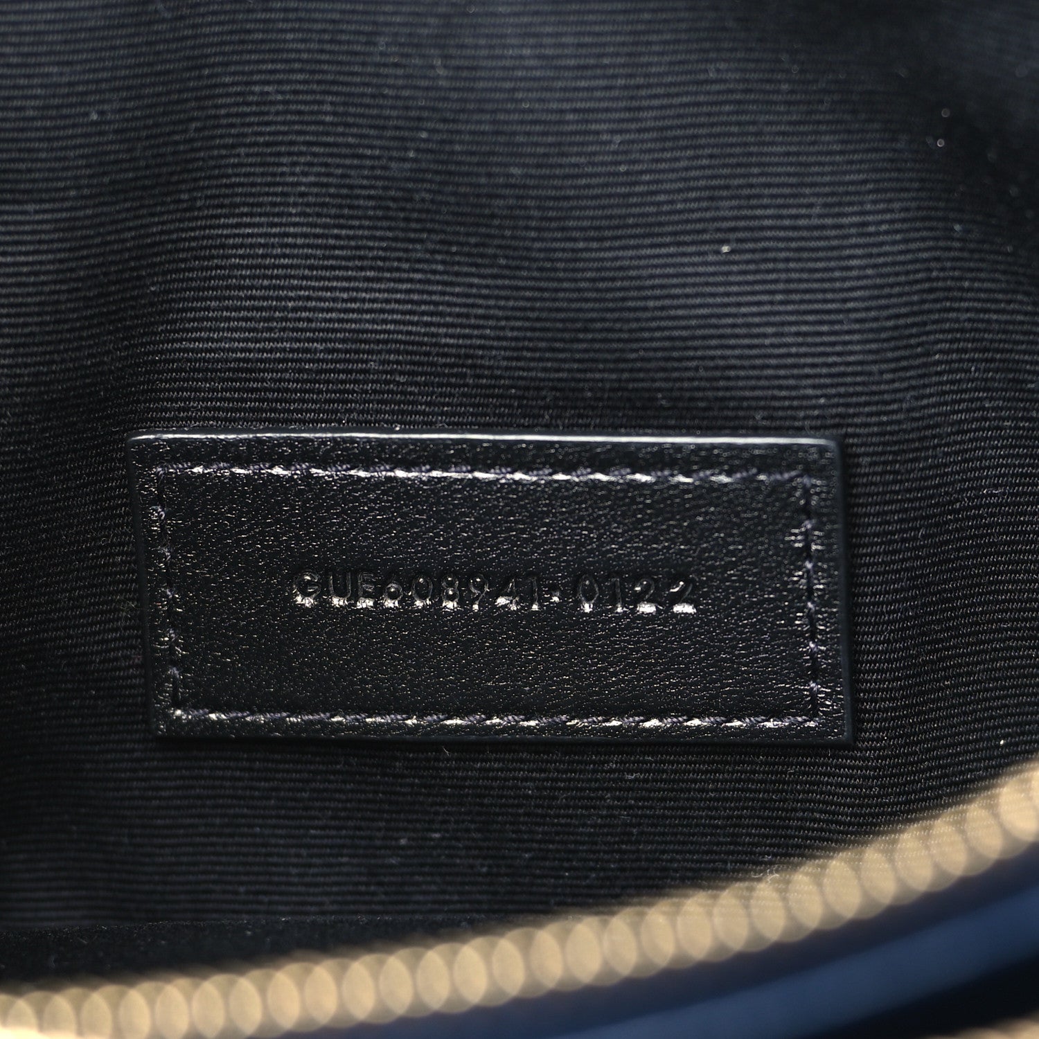 Saint Laurent Grained Lambskin Quilted Mini Becky Double Zip Bag Blue Charron 8 of 11