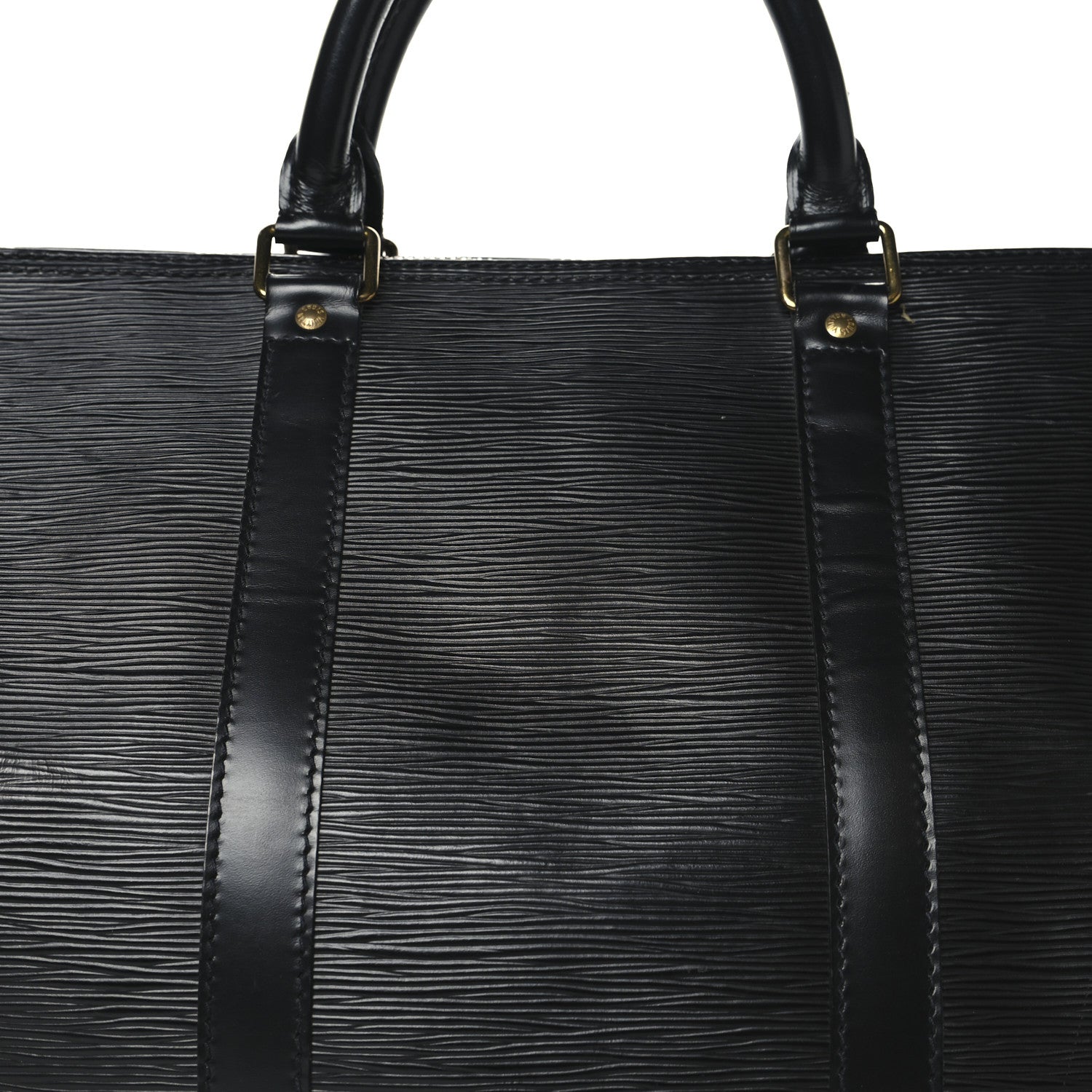 Louis Vuitton Epi Keepall 50 Black 7 of 12