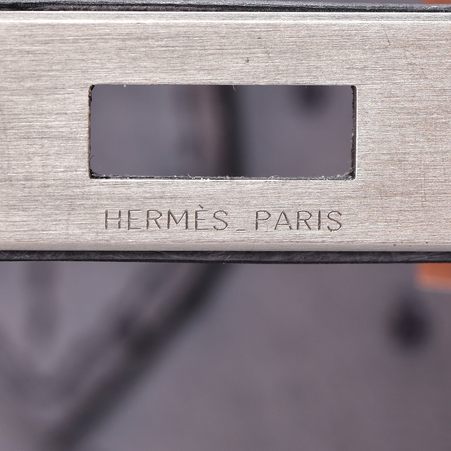 Hermes Ostrich Horseshoe Birkin 25 Gris Agate Bleu Marine 28 of 43