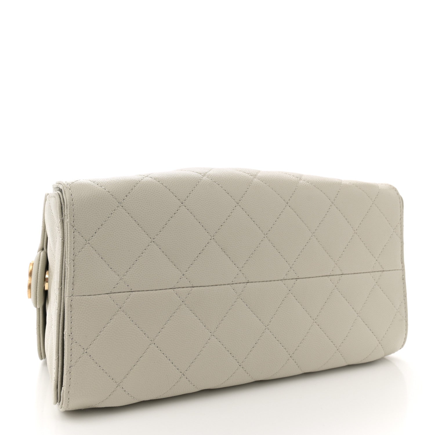Chanel Caviar Quilted Small Chanel 25 Handbag Light Grey 4 of 10