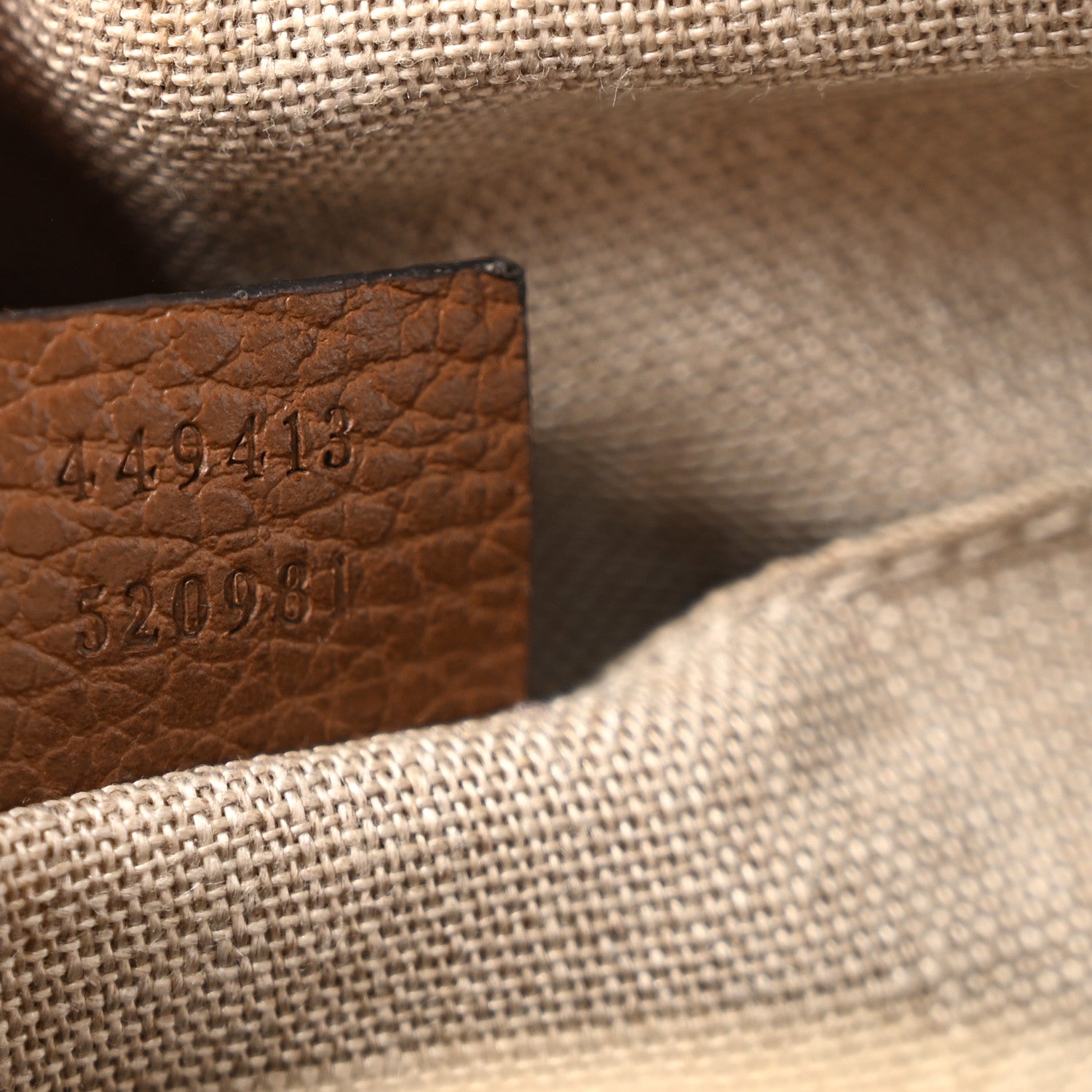 Gucci Monogram Mini Bree Messenger Bag Beige Tabacco 7 of 14