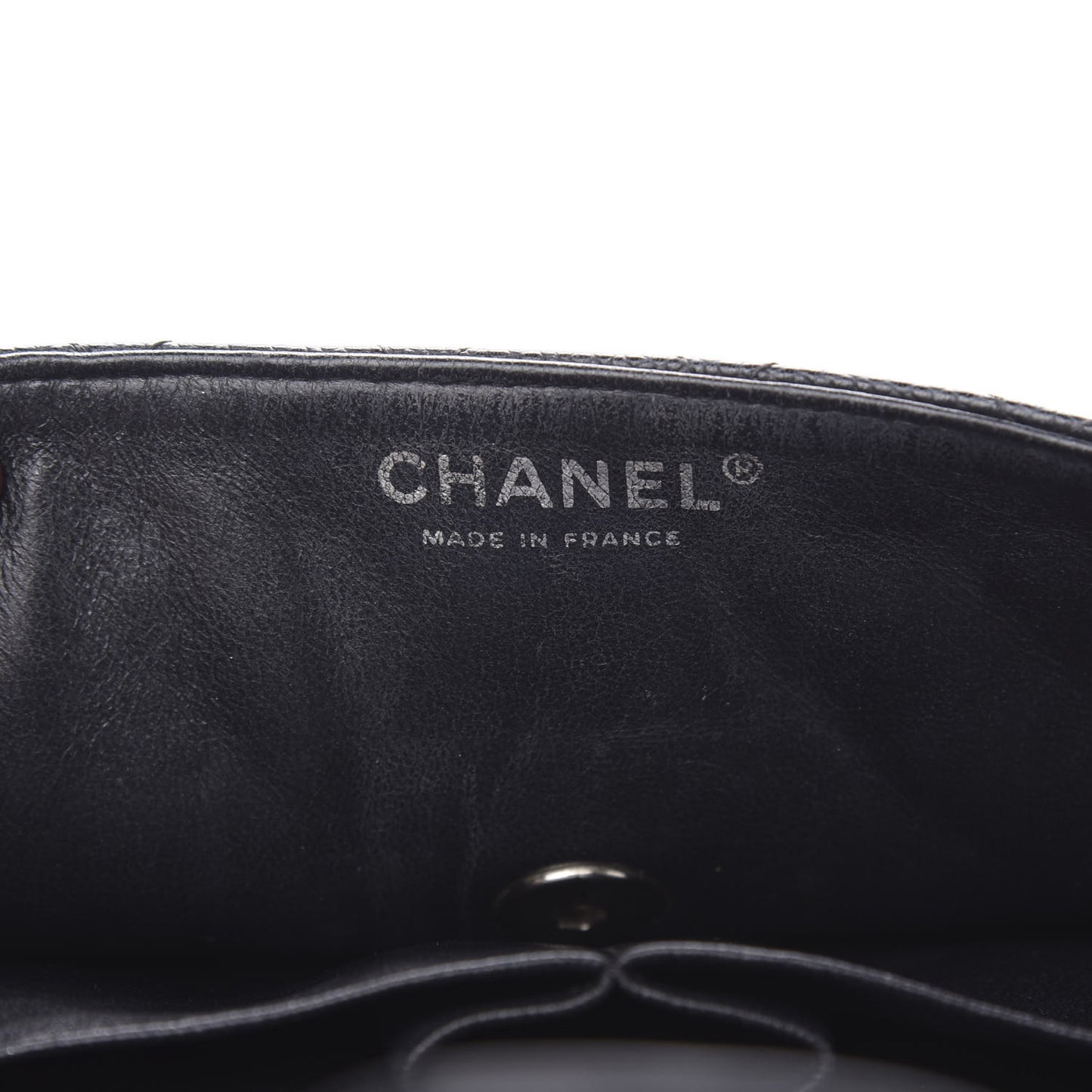 Caviar Quilted East West Flap Black