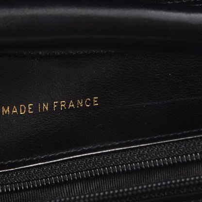 Chanel Satin Quilted Jewelry Roll Case Black 7 of 9