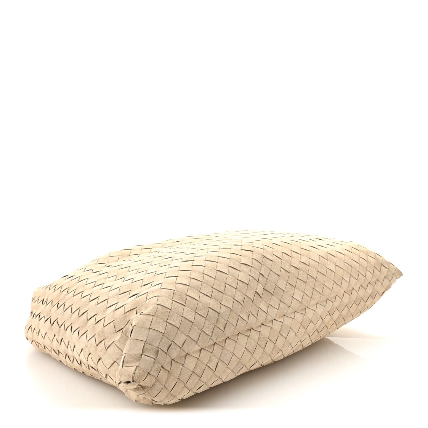 Suede Intrecciato Large Hop Ecru