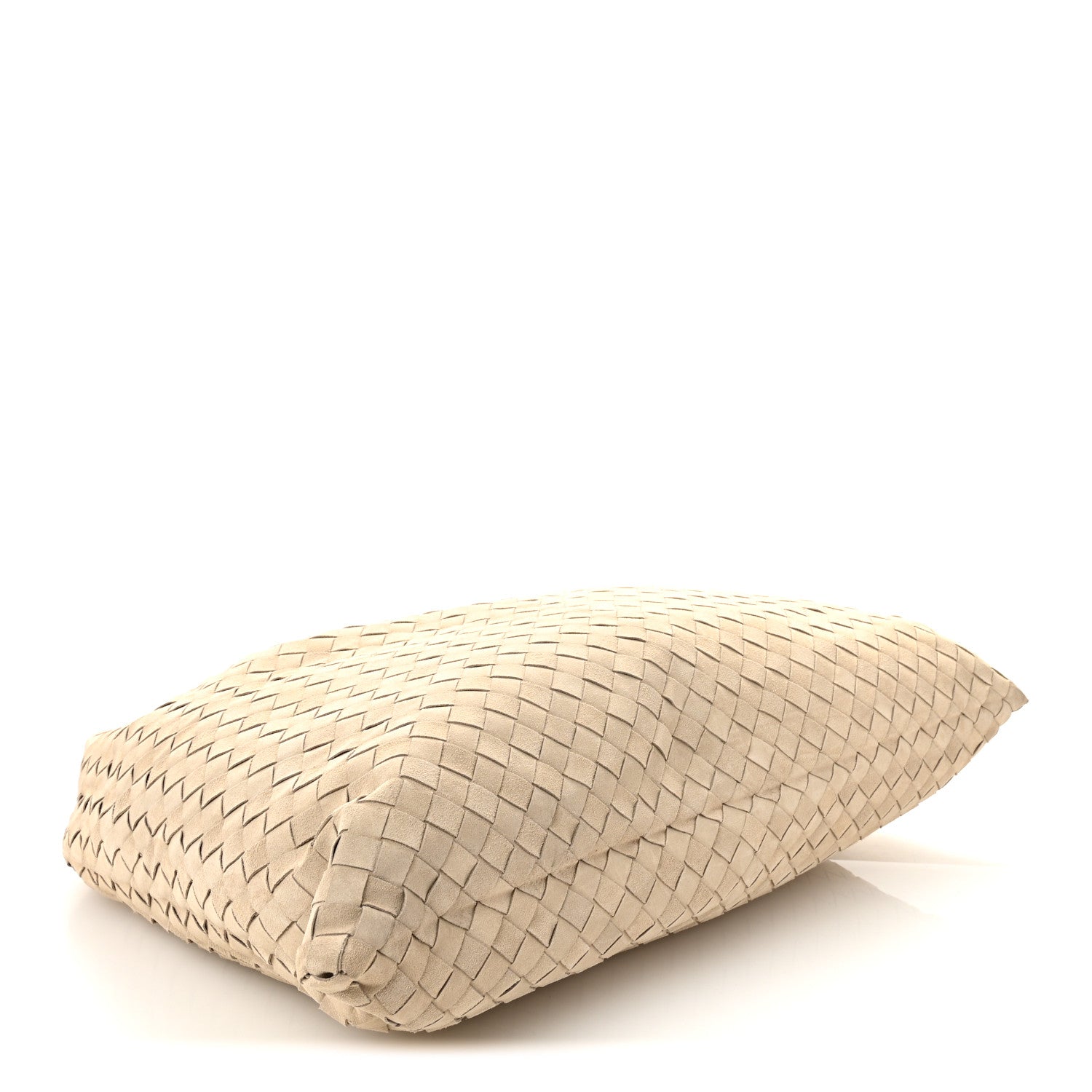 Bottega Veneta Suede Intrecciato Large Hop Ecru 4 of 10