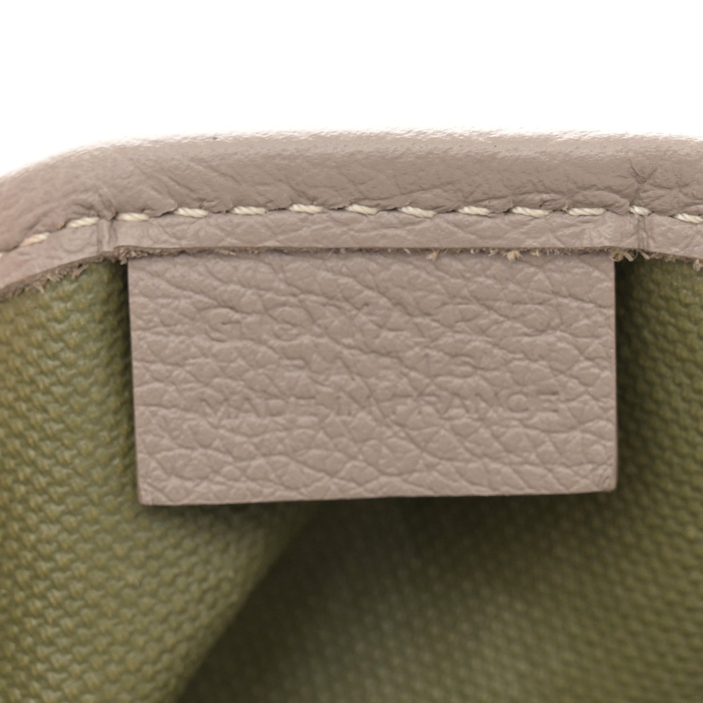 Goyardine Poitiers Claire Voie Tote Grege Khaki