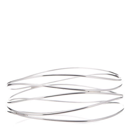 Tiffany Sterling Silver Elsa Peretti Five Row Wave Bracelet 1 of 4