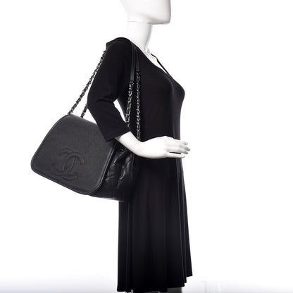 Chanel Caviar Timeless CC Accordion Flap Black 2 of 9