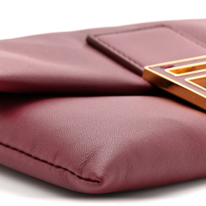 Fendi Nappa Mama Baguette Pouch Bordeaux 10 of 11