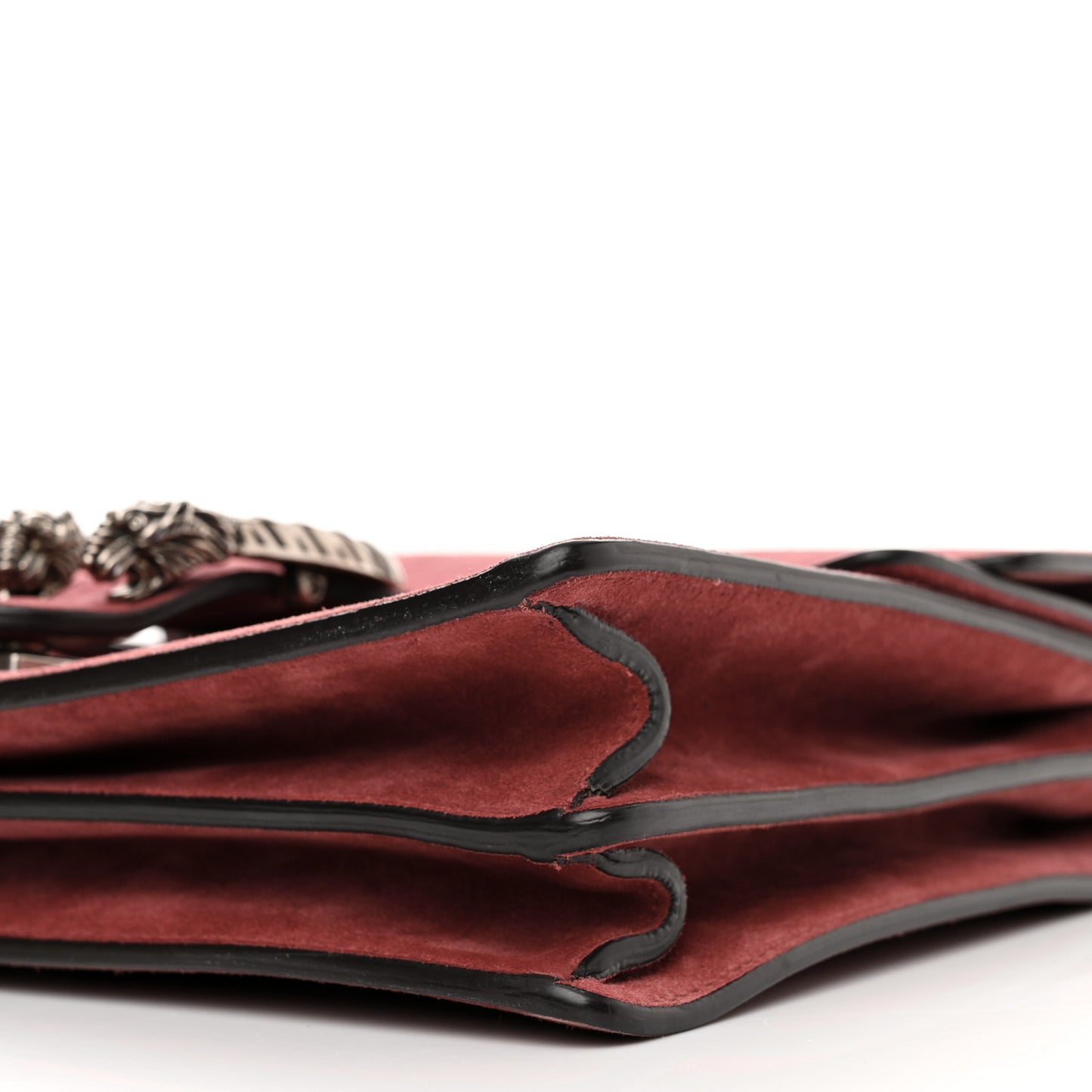 Suede Cudu Vitello Velvet Dionysus Shoulder Bag Dry Rose