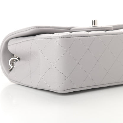 Chanel Lambskin Quilted Mini Rectangular Flap Grey 9 of 11