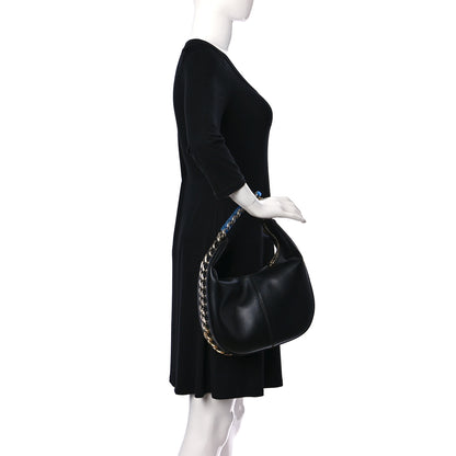 Stella McCartney Eco Alter Nappa Chain Small Hobo Black 2 of 9