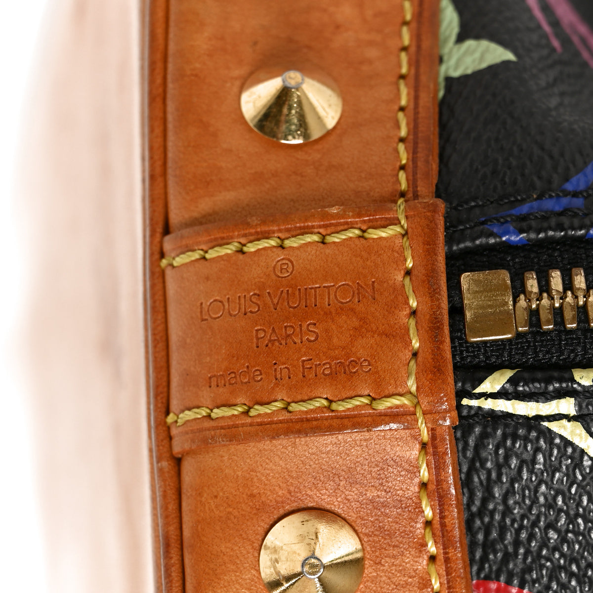 Louis Vuitton Monogram Multicolor Alma Black 6 of 9