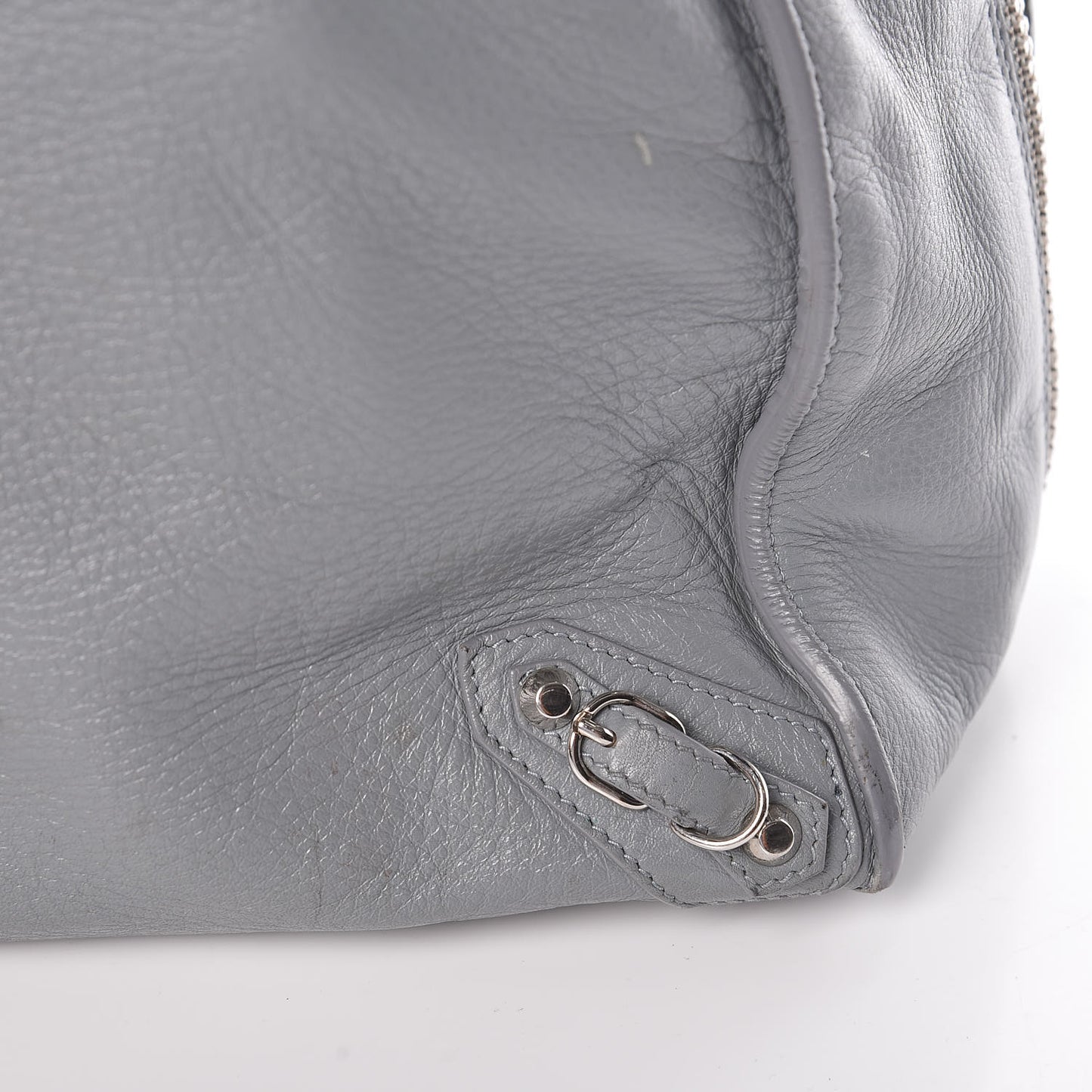 Veau Papier A4 Zip Around Tote Grey