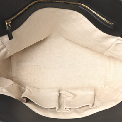 Gucci Pebbled Calfskin Small Swing Tote Black 5 of 9