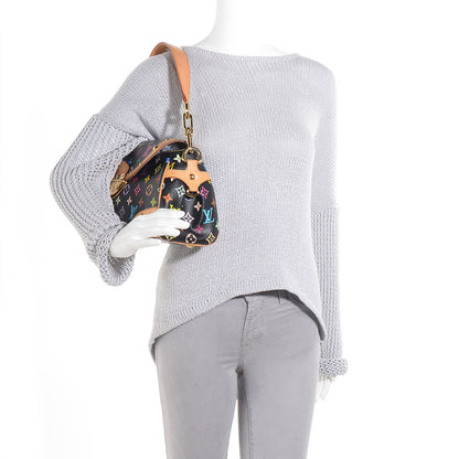 Louis Vuitton Monogram Multicolor Beverly MM Black 2 of 8