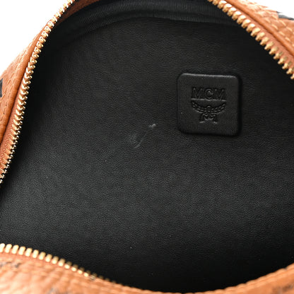 MCM Visetos Medium Side Studs Stark Backpack Cognac 12 of 14
