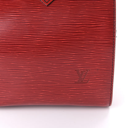 Louis Vuitton Epi Speedy 25 Castillan Red 10 of 10