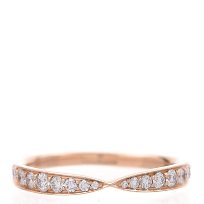 Tiffany 18K Rose Gold Diamond Harmony Ring 48 4.5 1 of 7