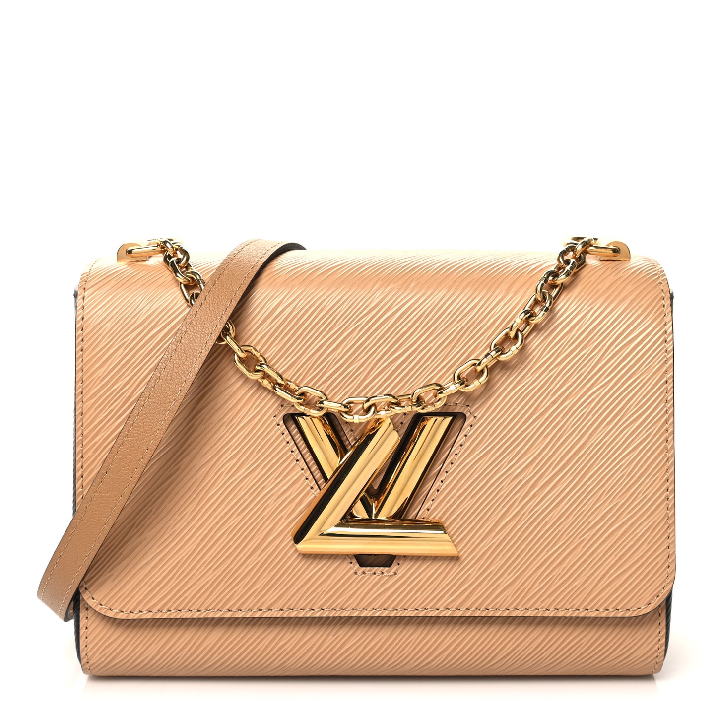 Epi Twist Shoulder Bag MM Camel