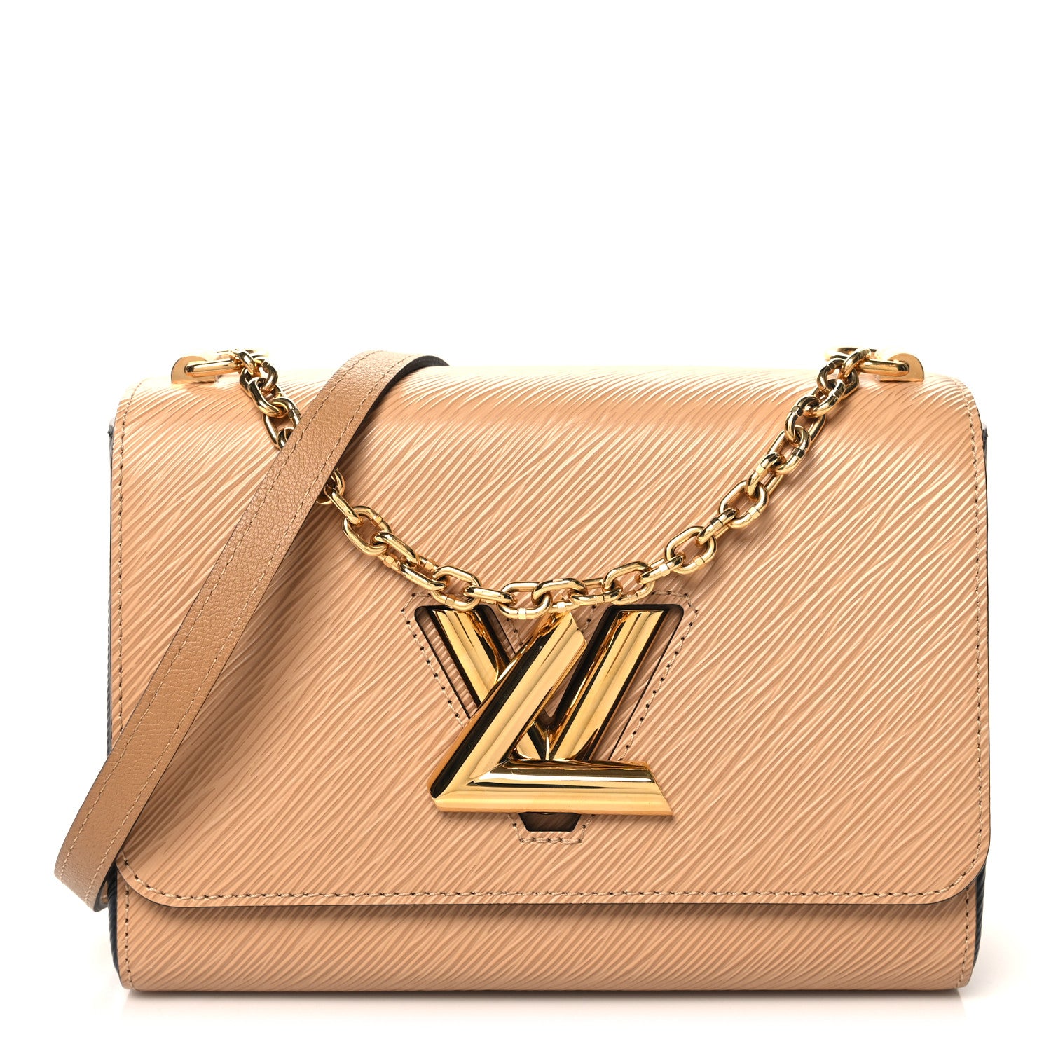 Louis Vuitton Epi Twist Shoulder Bag MM Camel 1 of 10