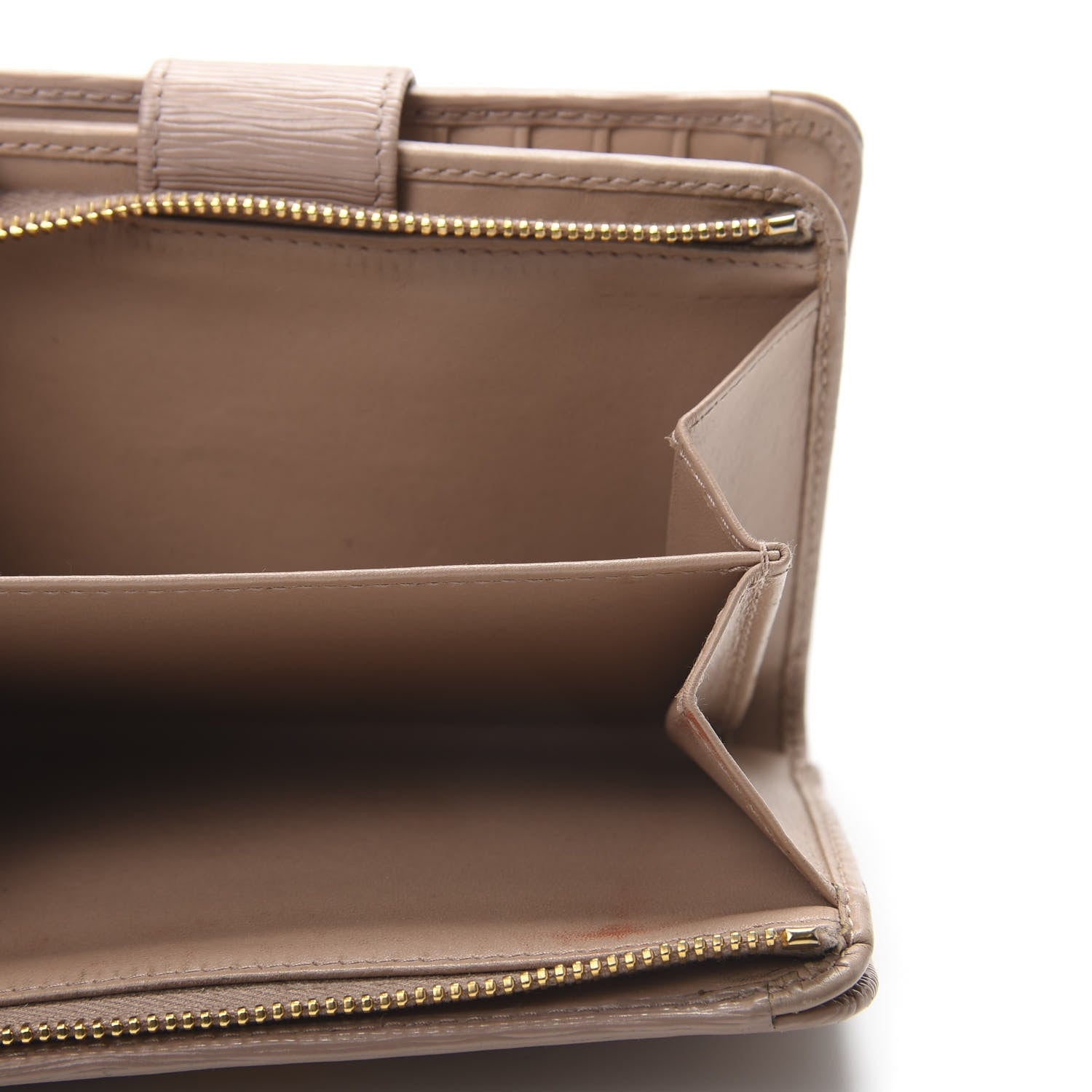Prada Vitello Move Compact Wallet Cammeo 6 of 7