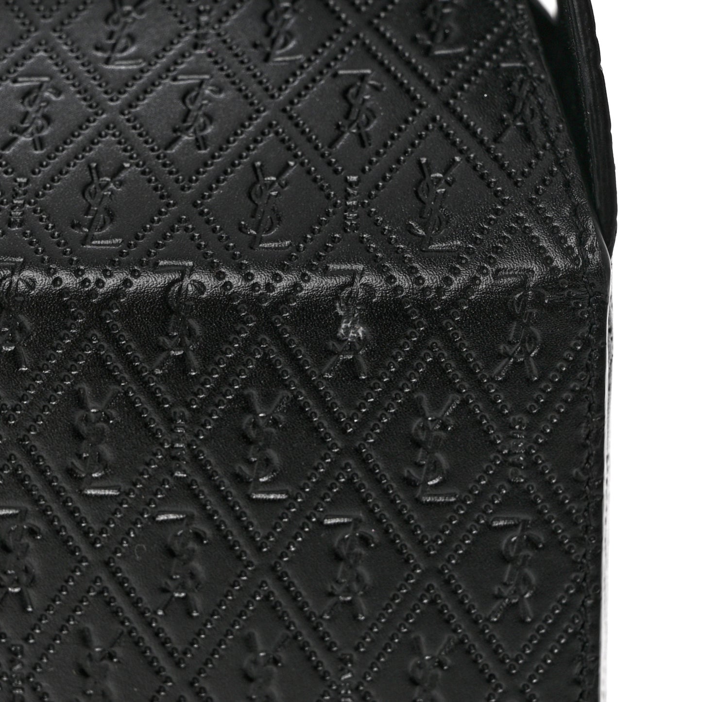 Calfskin Monogram Take Away Box Black