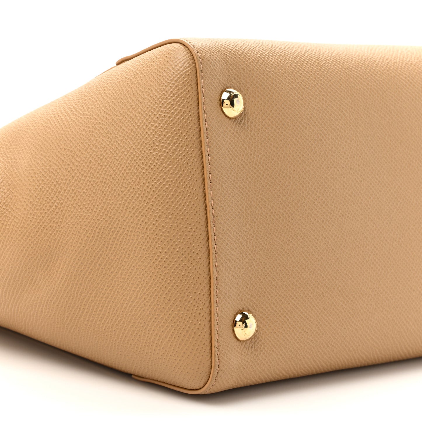 Hammered Calfskin Carrie O Shoulder Bag Camel