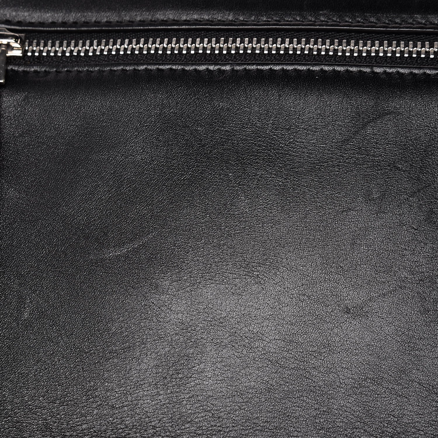 Celine Nappa Calfskin Dragonne Pouch Clutch Black 14 of 14