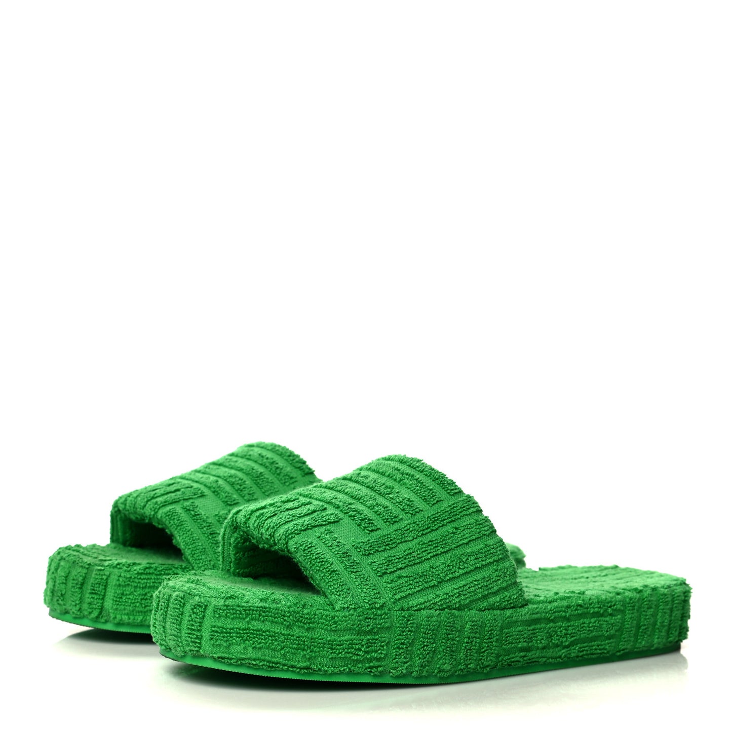 Geometric Sponge Slides Sandals 41 Grass