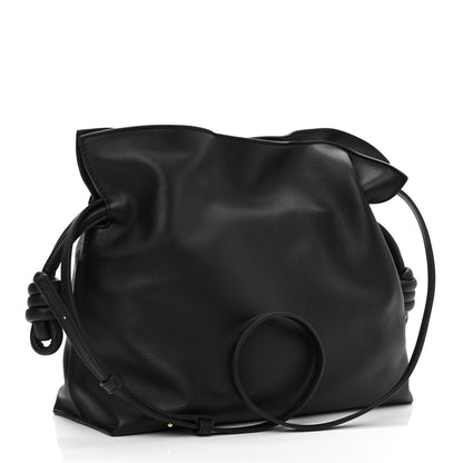 Loewe Calfskin Mini Flamenco Knot Clutch Black 3 of 8