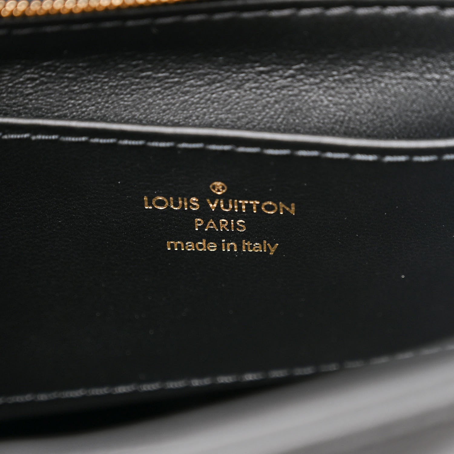 Louis Vuitton Lambskin Malletage Top Handle GO-14 MM Black 7 of 10