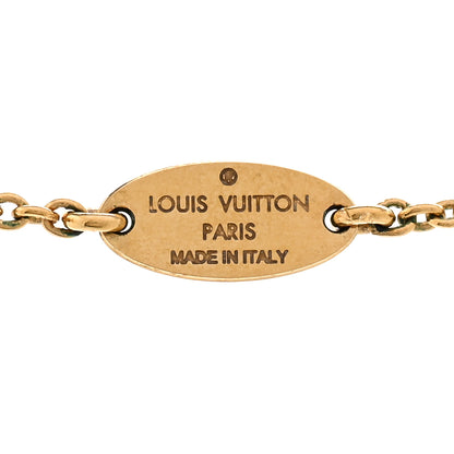 Louis Vuitton Essential V Necklace Gold 4 of 4