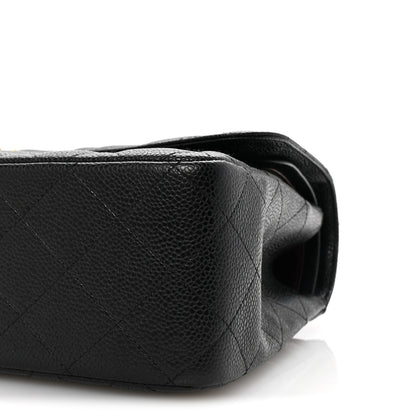 Chanel Caviar Quilted Jumbo Double Flap Black 10 of 10