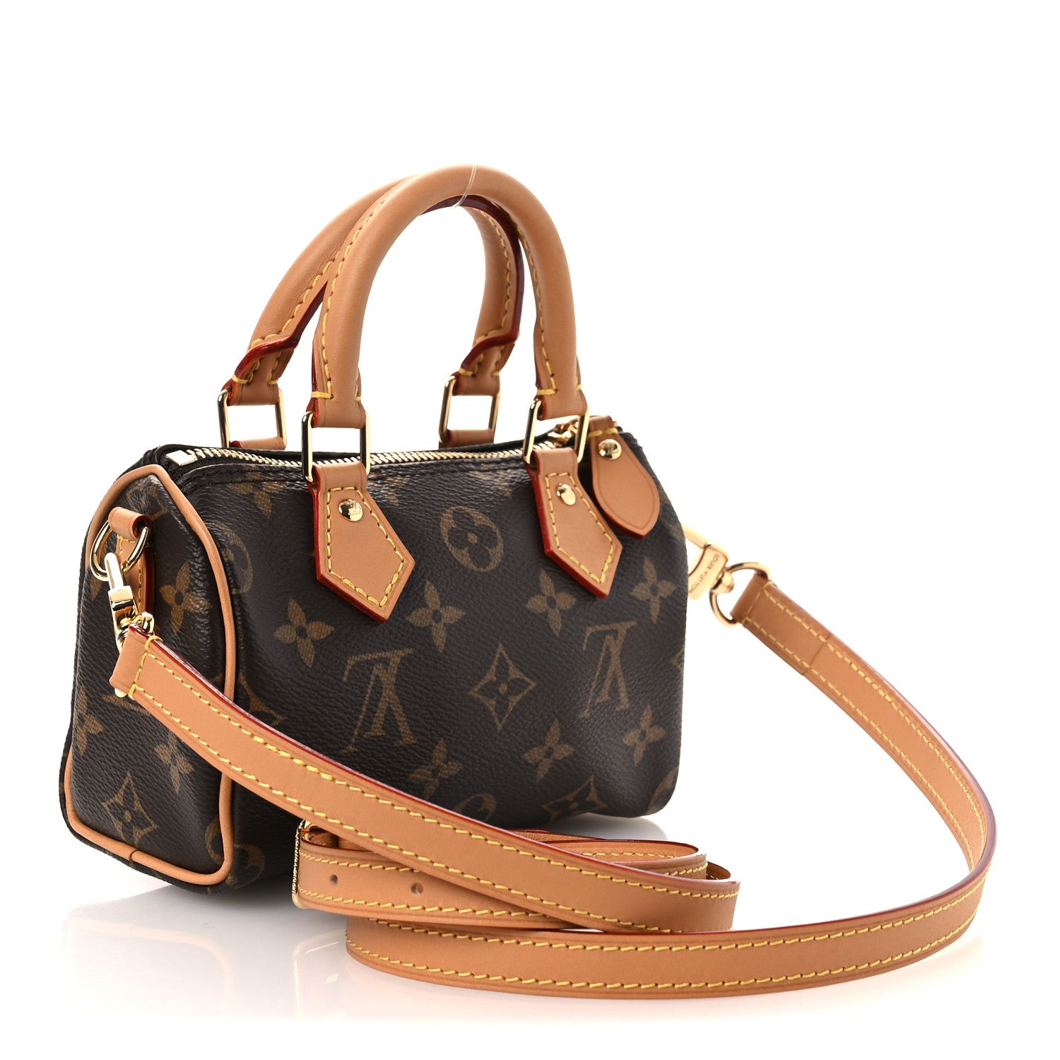 Louis Vuitton Monogram Nano Speedy Bandouliere 3 of 11