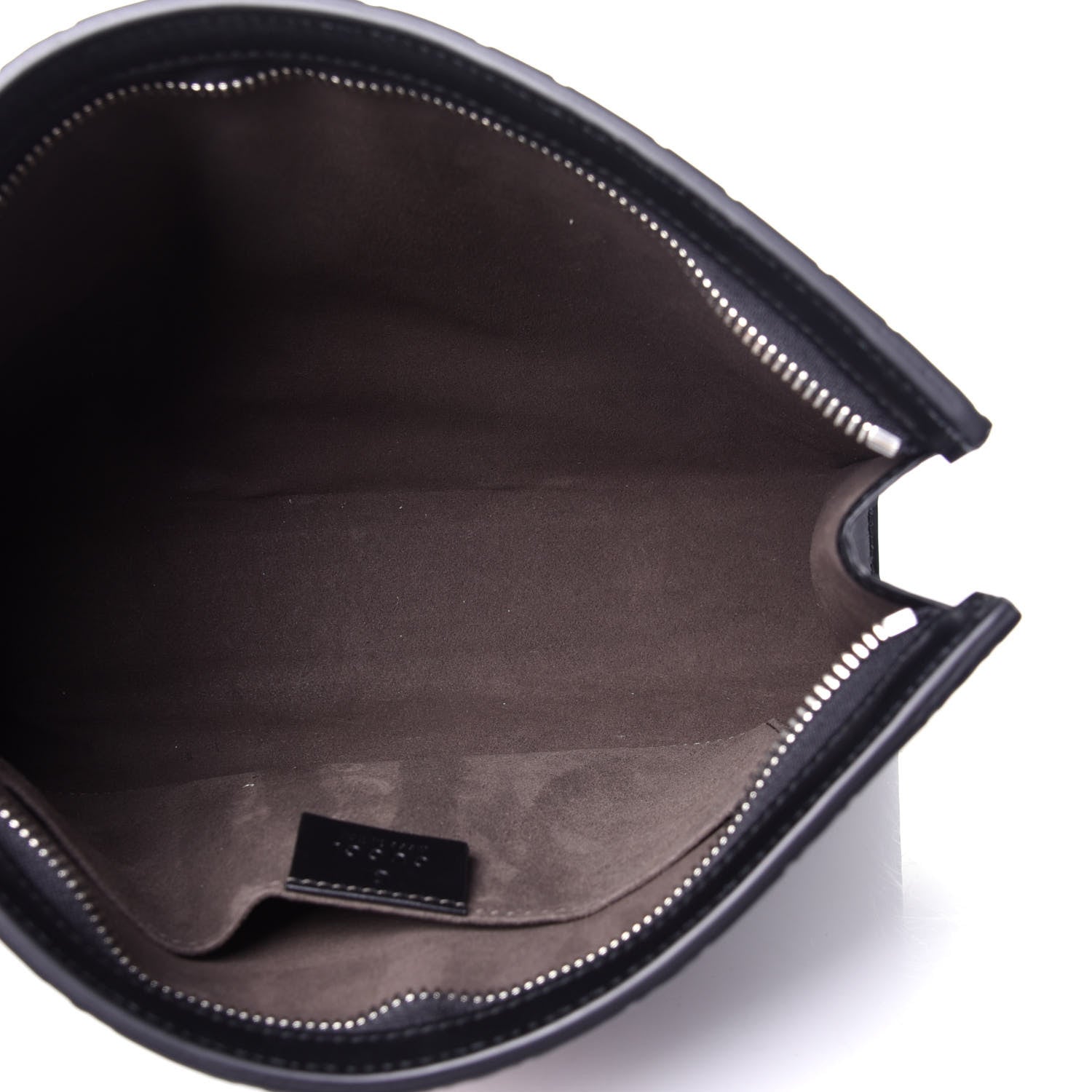 Gucci Guccissima Signature Web New Web Cosmetic Case Black 5 of 11