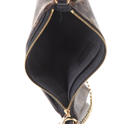 Louis Vuitton Monogram Pallas Clutch Black 5 of 10