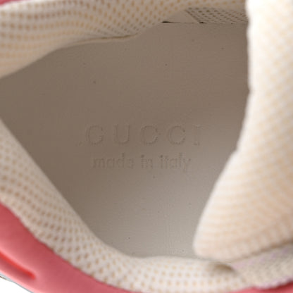 Gucci Demetra Womens Basket Low Top Sneakers 37.5 Spongy Azure Great White Mystic White Box Pink 6 of 9