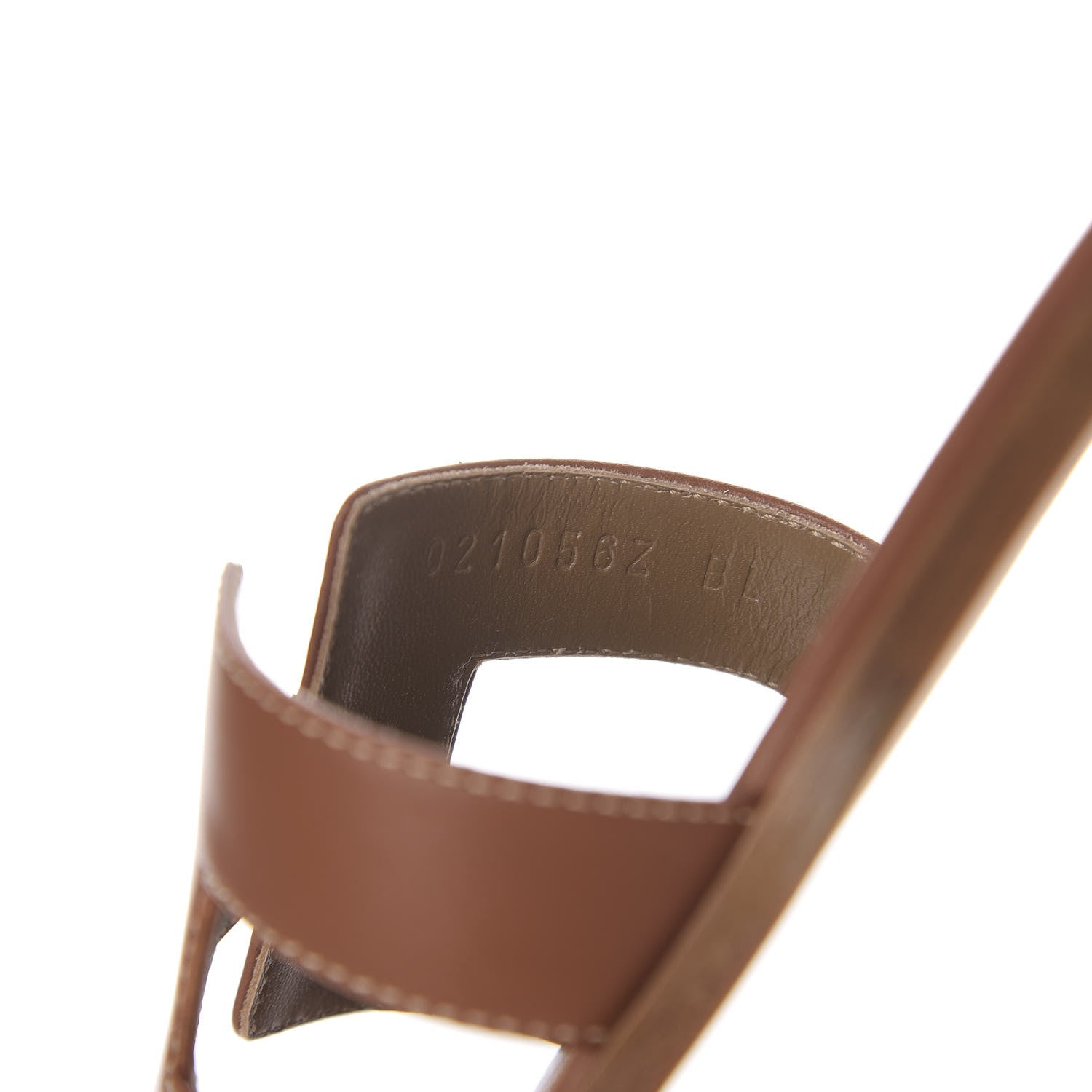 Hermes Box Calfskin Oran Sandals 35 Gold 7 of 10