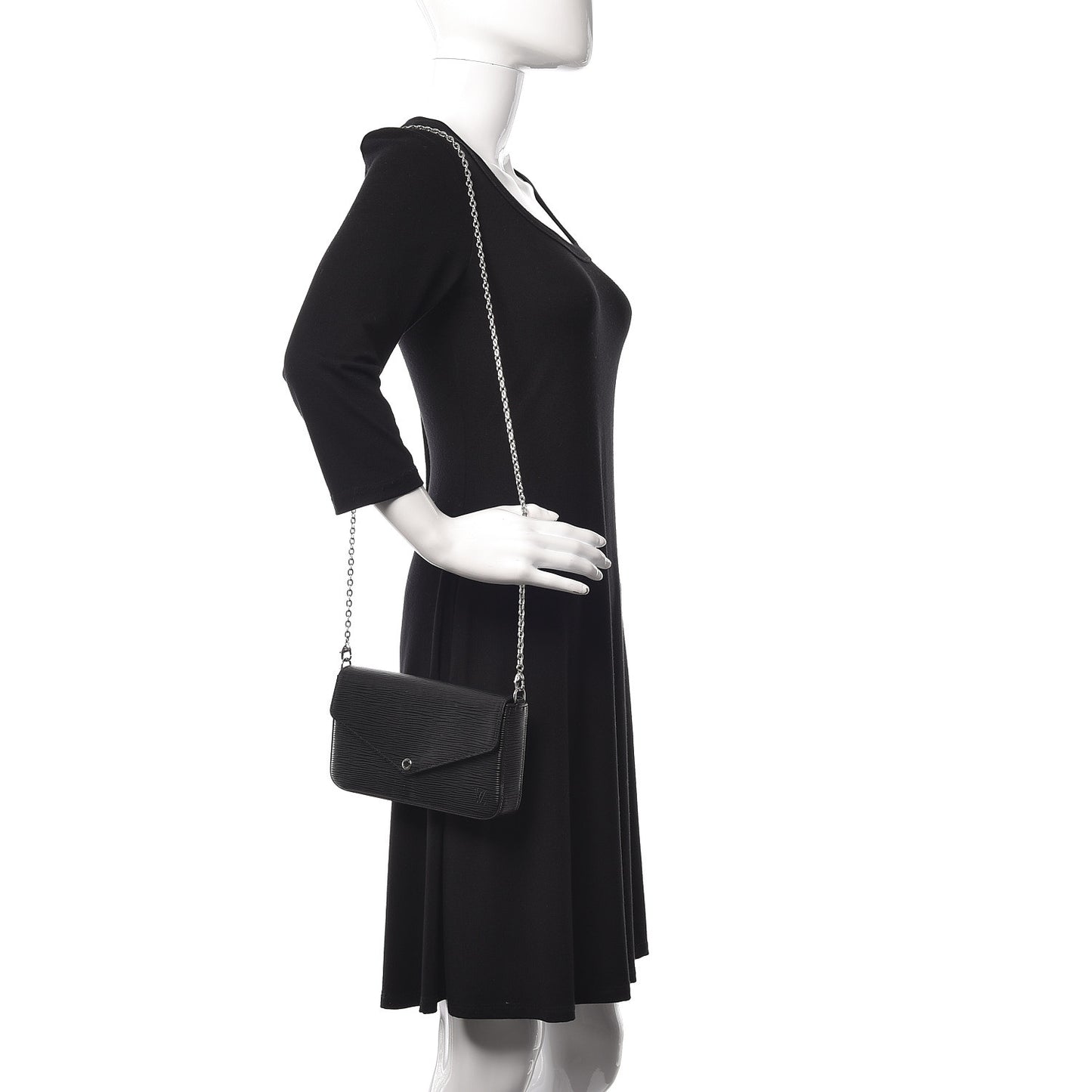 Epi Pochette Felicie Black