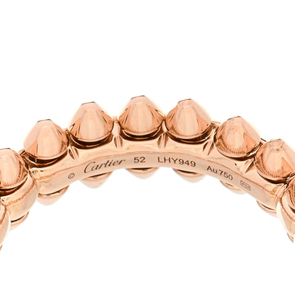 Cartier 18K Pink Gold SM Clash De Cartier Ring 52 6 4 of 5