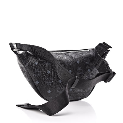 MCM Visetos Small Fusten Belt Bag Black 3 of 8