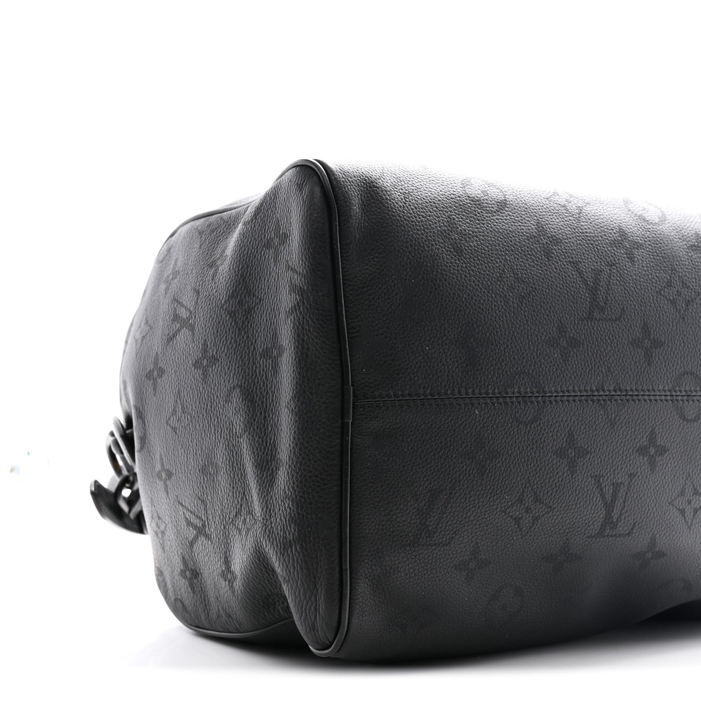 Calfskin Monogram Speedy P9 Bandouliere 40 Ultra Black