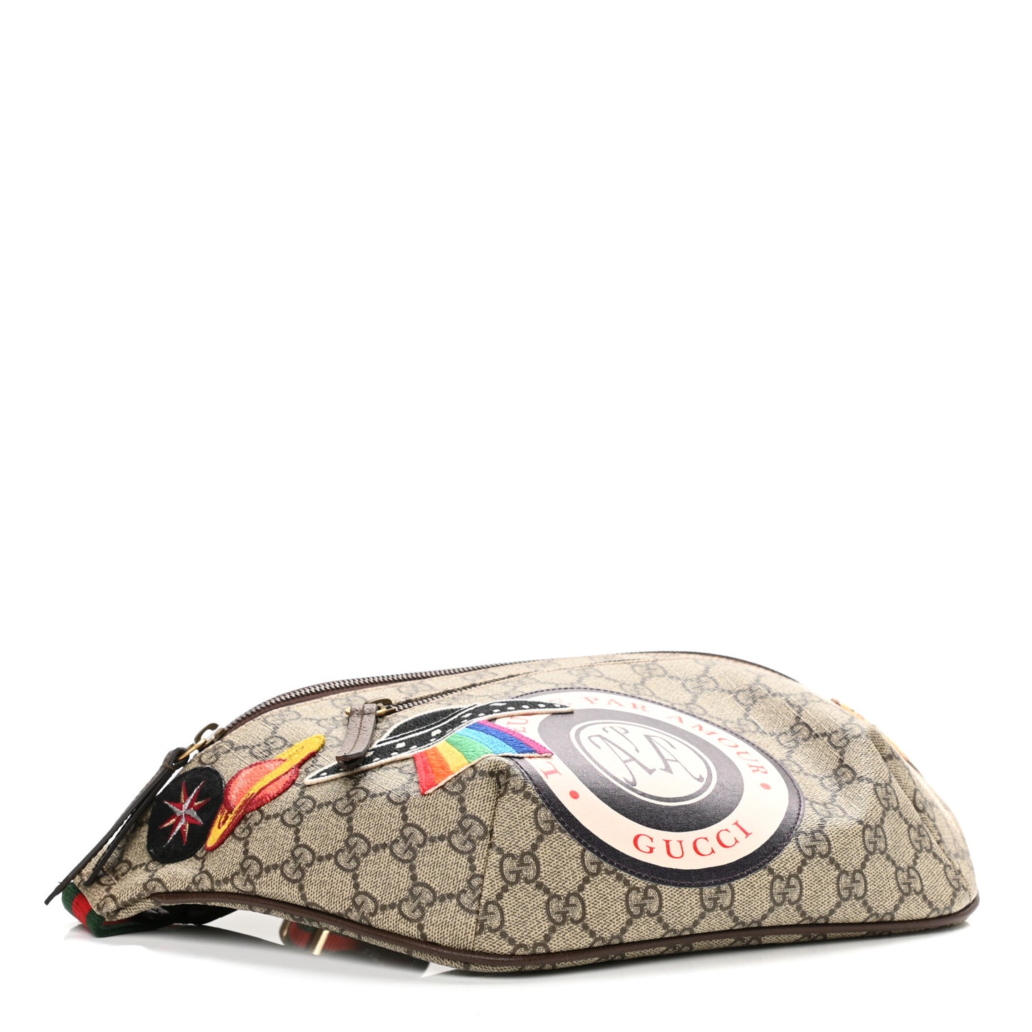 GG Supreme Monogram Courrier Belt Bag Beige New Acero