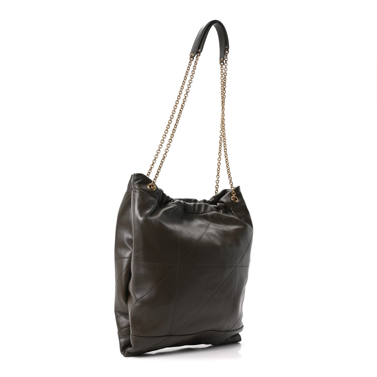 Saint Laurent Lambskin Matelasse Monogram Medium Jamie 4.3 Pochon Light Musk 3 of 10