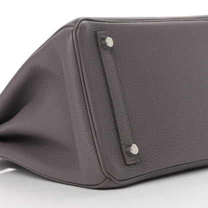 Hermes Togo Birkin 30 Etain 9 of 14