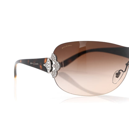 Bulgari Crystal Sunglasses 6069-B Brown 8 of 8